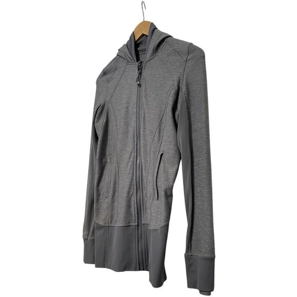 Lululemon Daily Practice Full Zip Jacket Heathered Slate 4 - Picture 7 of 12